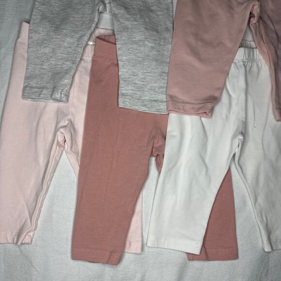H&M 5-Pack Baby Leggings Size 4-6M Neutral Tones - Picture 7 of 10